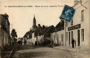 CPA CHATEAUNEUF-sur-CHER Route de Levet Quartier Tivoli (863351)