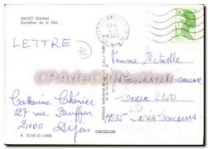 Modern Postcard Mayet Sarthe Crossroads of Peace