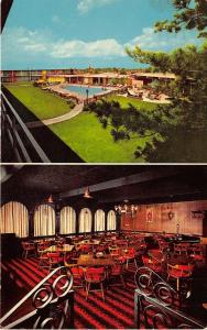 Lexington Kentucky 1965 Postcard Holiday Inn East Swimming Pool