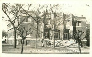 First M E Church Stafford Kansas 1930s RPPC Photo Postcard 20-9008