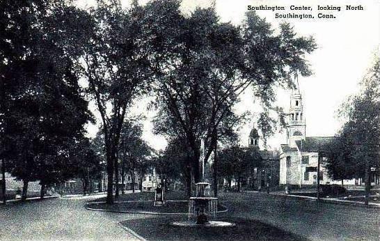 Connecticut Southington Center Looking North Albertype