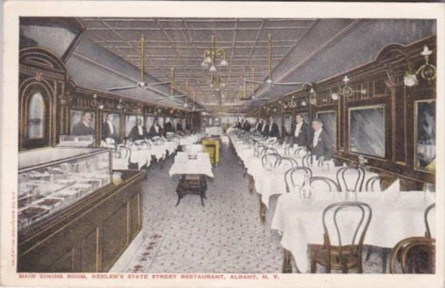 New York Albany Main Dining Room Interior Keeler's State Street Restaurant