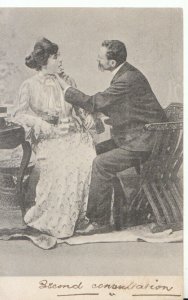 Romance? Postcard - Couple or Dr Examining a Patient? - Ref TZ133