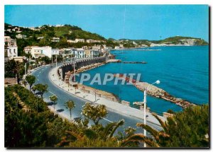 Postcard Modern Therme Casamicciola Ischia island Route littirale