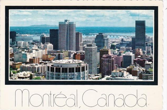 Canada Quebec Montreal View rom Mount Royal Lookout