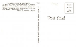 Philadelphia & Western  Bullet Train