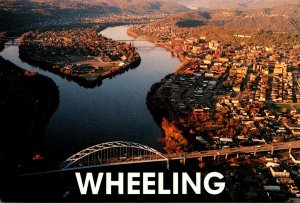 West Virginia Wheeling Aerial View