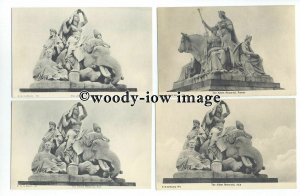 tb1621 - The Albert Memorial, Each Card is a  Different Country - 10 postcards