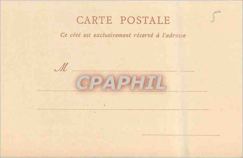 Old Postcard Alencon La Prefecture (map 1900)