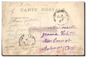 Old Postcard Chateau d & # 39eau Le Mesnil-Amelot The tanks Sheep Dog