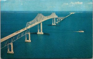 Florida St Petersburg The Sunshine Skyway Bridge 1964