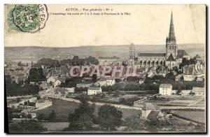 Old Postcard Autun General view