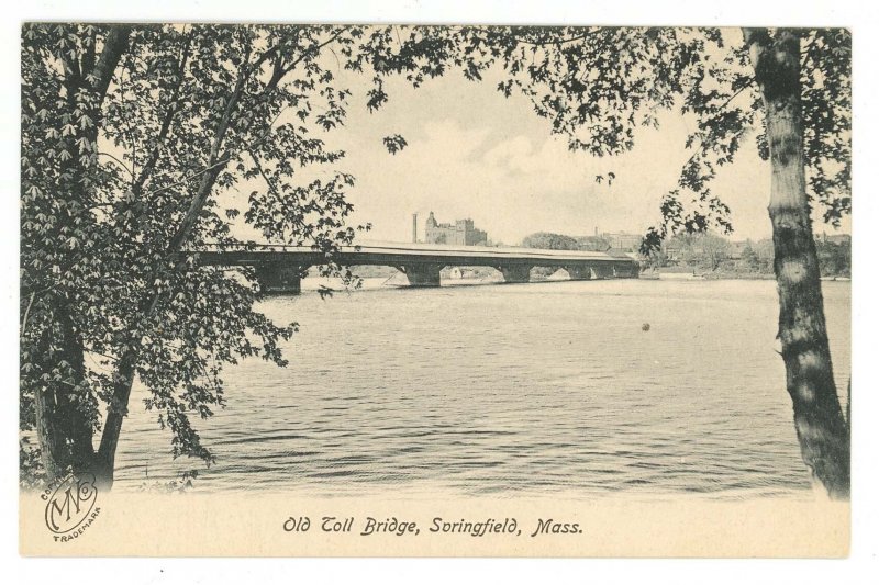 MA - Springfield. Old Toll Bridge, Connecticut River