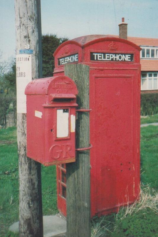 Butterwick Yorkshire Letterbox Royal Mail Post Telephone Box Postcard