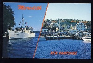 Meredith, New Hampshire/NH Postcard, Mail Boat, Lake Winnipesaukee