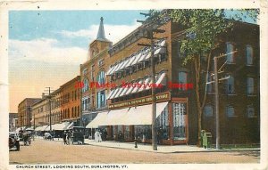 VT, Burlington, Vermont, Church St, Looking South, Business Section,Teich R21878