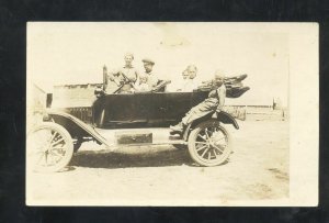 RPPC BRASS ERA AUTOMOBILE HUPMOBILE CAR HUPP CO. REAL PHOTO POSTCARD