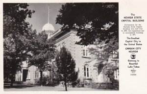 Nevada Carson City State Capitol Building 1946 Real Photo