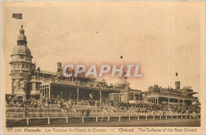 Old Postcard Ostend Tribunes of Racing Champ
