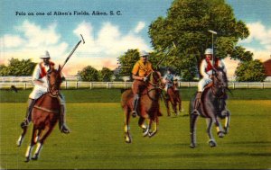 South Carolina Aiken Polo Match On One Of Aiken's Fields