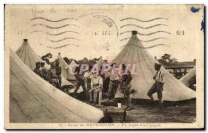 Old Postcard Camp Mourmelon A Rest well Gagne Barber Hairdresser Army