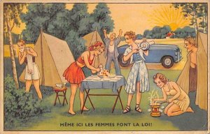 Camping Tea Party 1956 