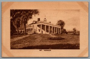 Postcard Mt. Vernon Virgina c1911 Home Of George And Martha Washington