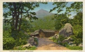 Peaks of Otter - Misc, Virginia VA Postcard