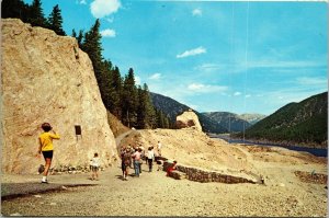 Boulder Plaque Memorial for Hebgen Lake Earthquake Montana Postcard