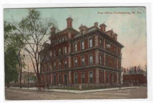 Post Office Parkersburg West Virginia 1911 postcard