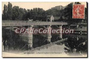Old Postcard Besancon Le Pont De Bregille And Fort Besuregard