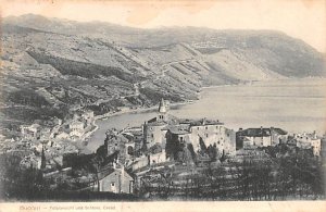 Totalansicht und Schloss Castel Republic of Hungary Postcard