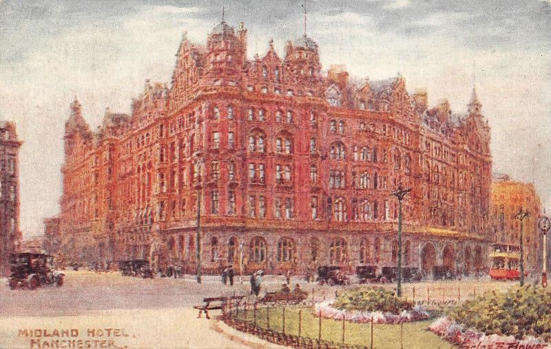 BR64315 midland hotel manchester postcard painting uk