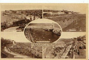 Kent Postcard - Views of Ramsgate - Ref 12124A