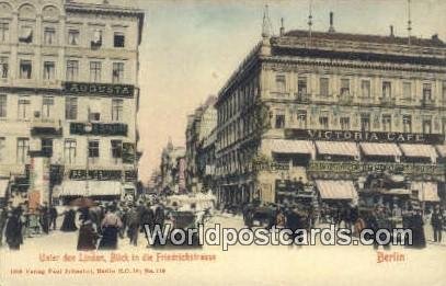 Unter den Linden, Blick in die Friedrichstrasse Berlin Germany Unused 