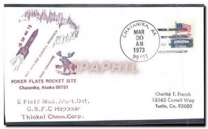 Letter US Poker Flats Rocket Site Chatanika Alaska March 30, 1973