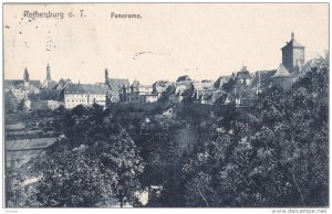 ROTHENBURG O.T., Bavaria, Germany, PU-1906; Panorama