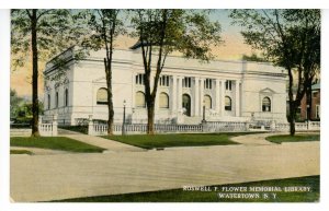 NY - Watertown. Roswell P. Flower Memorial Library