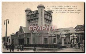 Old Postcard Exposition Internationale des Arts Decoratifs Paris 1925 Society...