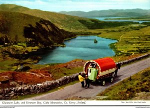 Ireland Co Kerry Caha Mountains Glanmore Lake and Kenmare Bay