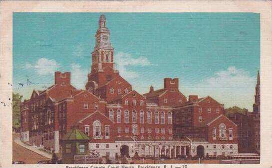 Rhode Island Providence Providence County Court House 1945