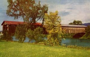 VT - Guildhall. Covered Bridge to Lancaster, NH