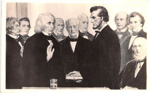 Abraham Lincoln Writing on back 