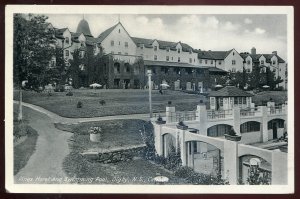 h3320 - DIGBY Nova Scotia Postcard 1939 Pines Hotel & Swimming Pool