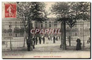 Postcard Old Army Barracks Caastres the 9th d & # 39artillerie