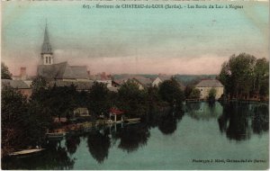 CPA Environs de CHATEAU-du-LOIR - Les bords du Loir a Nogent (112322)