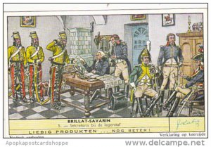 Liebig Trade Card s1726 Brillat-Severin No 5 Sekretaris bij de legerstaf