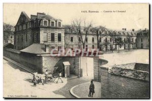 Postcard Old Barracks Rennes The Army Arsenal