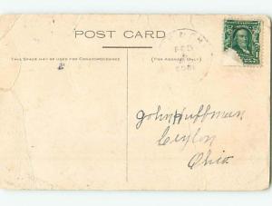 Bent Corner c1910 comic CLOTHES MAKE THE MAN - MAN WEARING BARREL HL2575