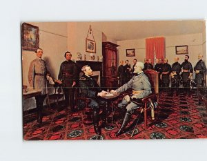 Postcard The Surrender of General Lee to General Grant By Guillaume, Virginia